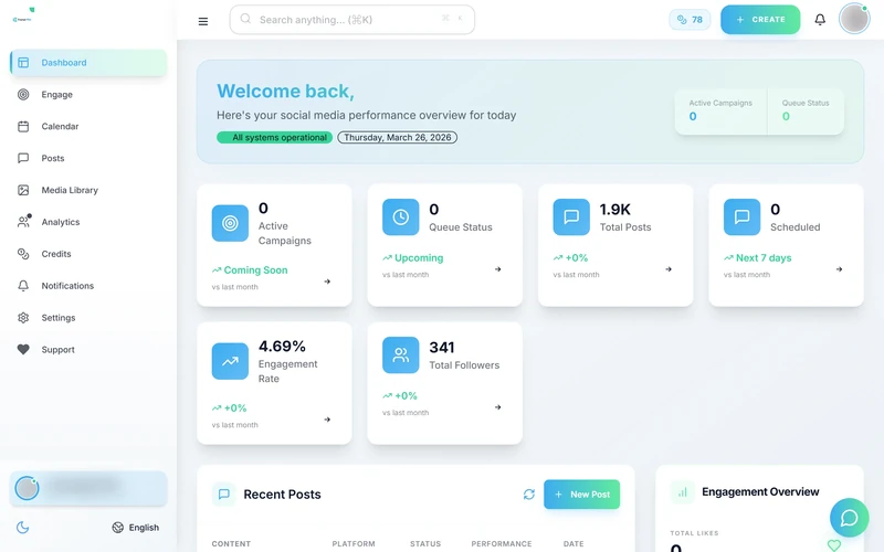 Engage Max Dashboard